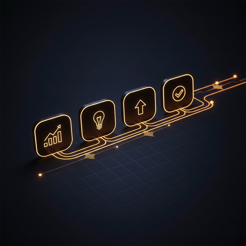 Process timeline graphic